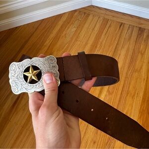 Fossil cowgirl belt